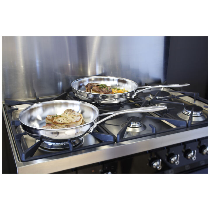 SS Fry Pan Industry 5 9.5"  Demeyere 1029690