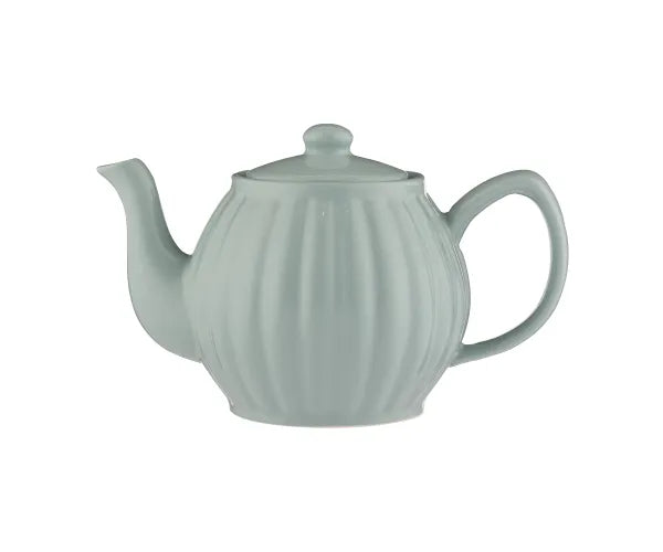 Teapot 6c Duck Egg stoneware P&K RW 0056.812U