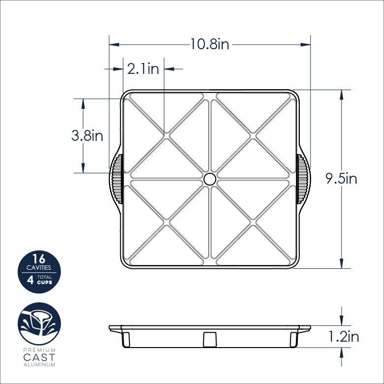 Scone Pan Square Mini NW 03337