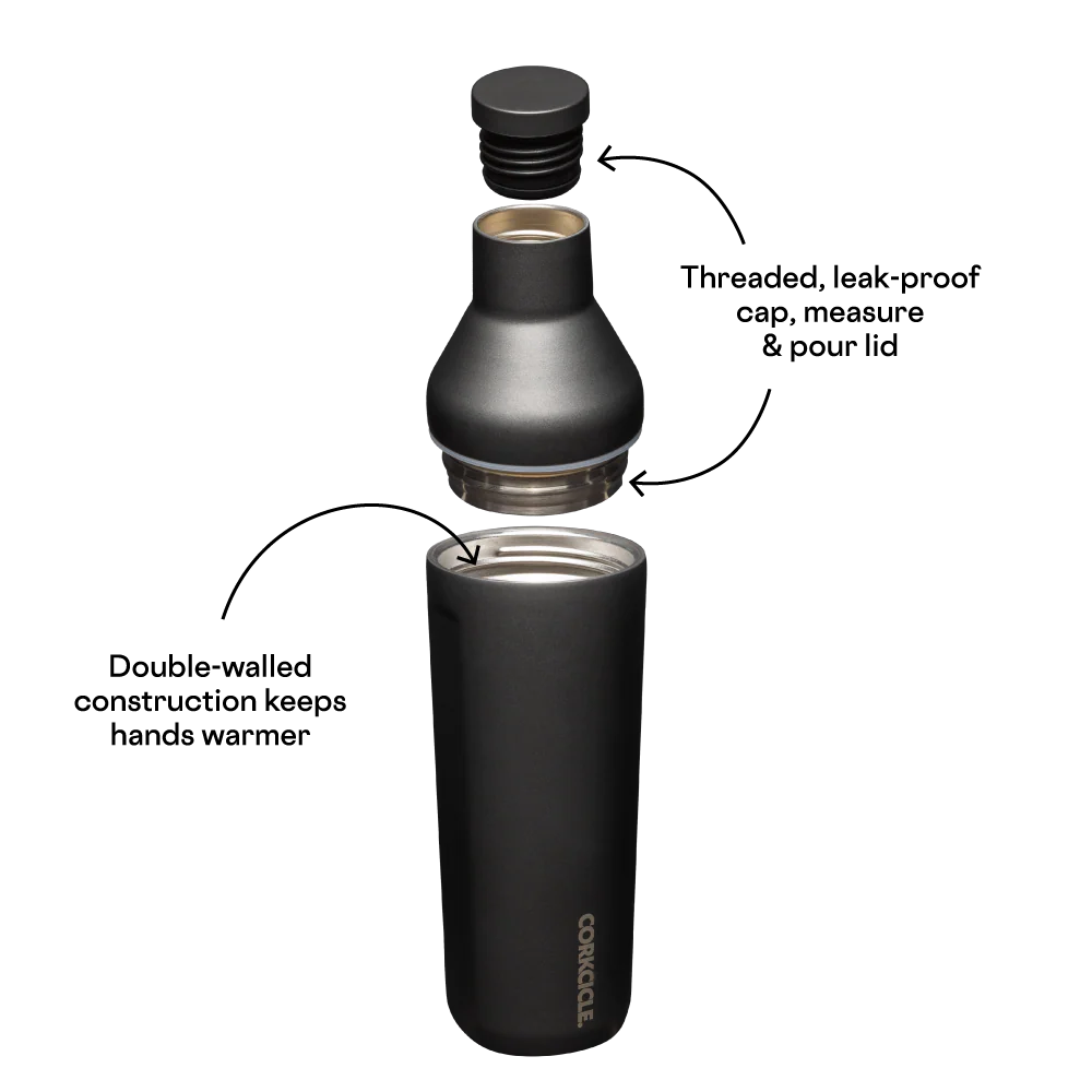 Cocktail Shaker ceramic slate 5117ECS