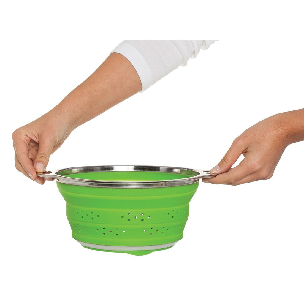 Collapsible Colander Silicone 9.5in HIC 30034