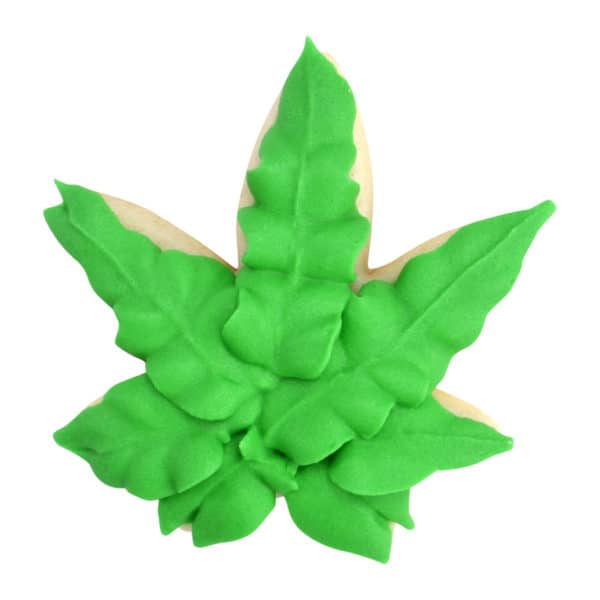 Marijuana Leaf Mini Cookie Cutter R&M 1653