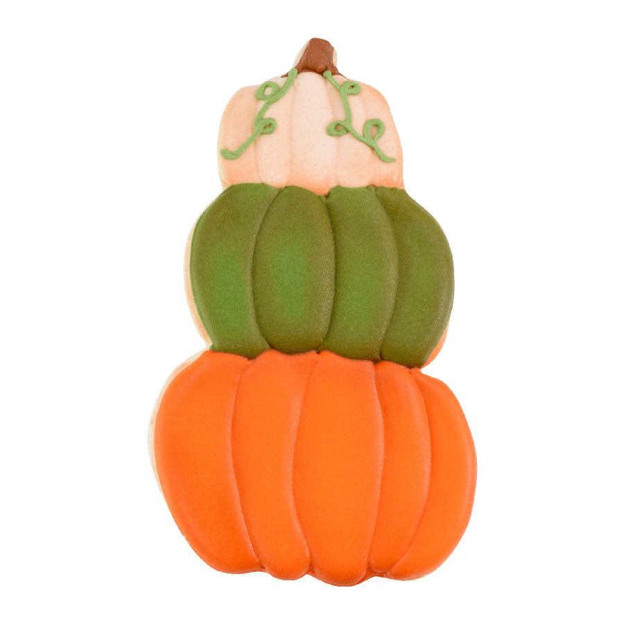 STACKED PUMPKIN 4" COOKIE CUTTER R&M 772