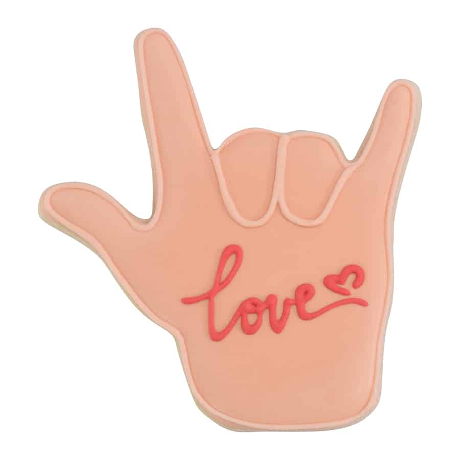 Love Hands 3.75" Cookie Cutter R&M 778
