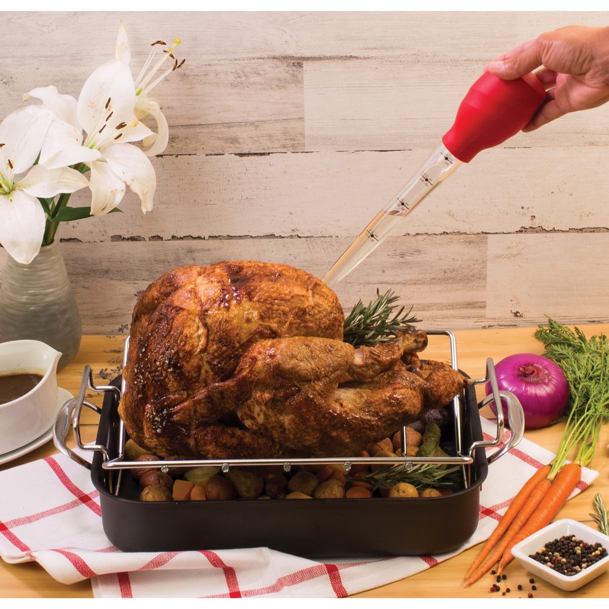 Turkey Baster, Roasting Stand-Up HIC 43730