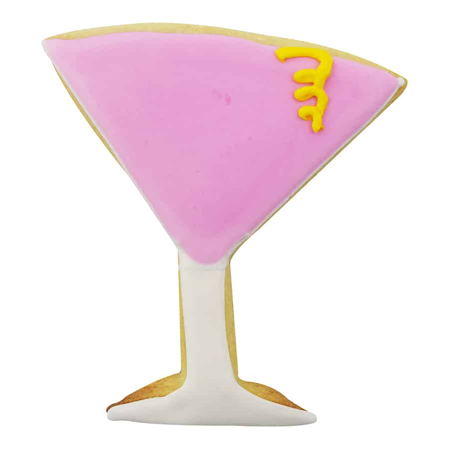 MARTINI GLASS 4" COOKIE CUTTER R&M 979