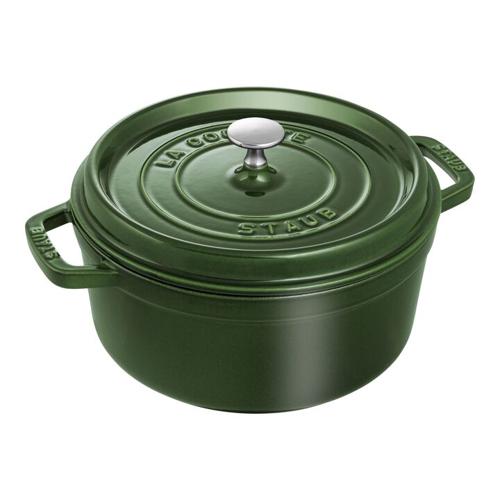 Cast Iron 4qt Dutch Oven Basil STAUB 1003973