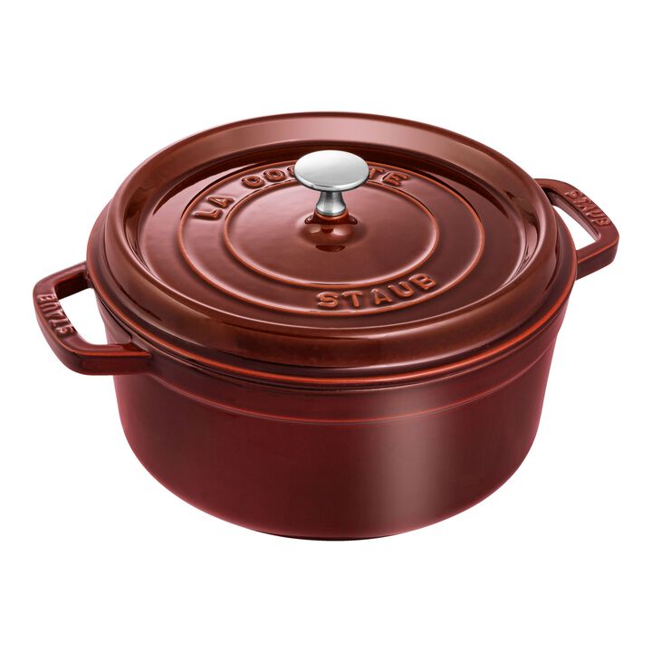 Cast Iron 4qt Dutch Oven Grenadine  STAUB 1003975