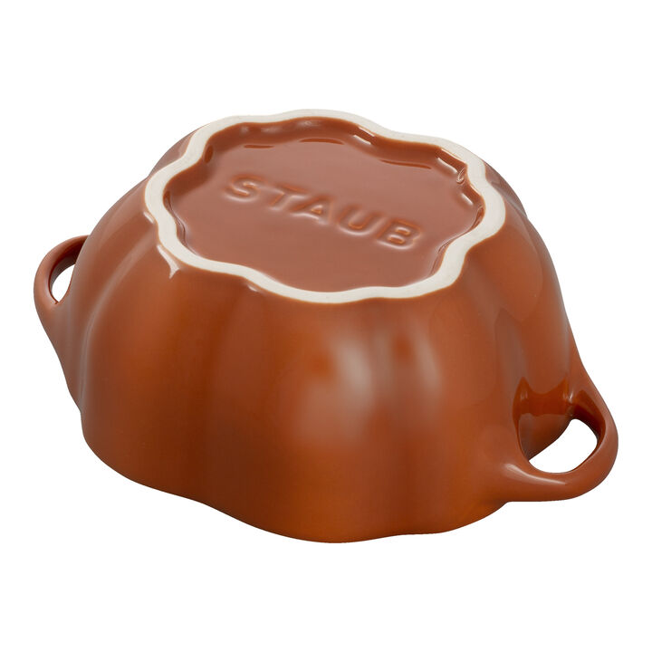 Baking Dish Pumpkin Stoneware 24oz Burnt Oran STAUB 1004818