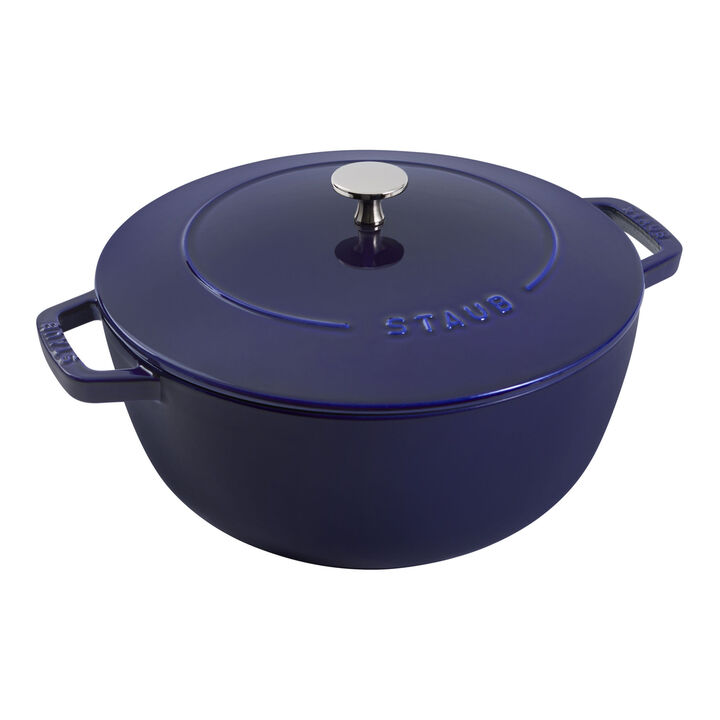 Cast Iron Dutch Ovens 5qt French Oven Dk Blue  STAUB 1030120