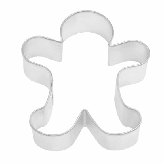 GINGERBREAD BOY 3.75" COOKIE CUTTER R&M 1129