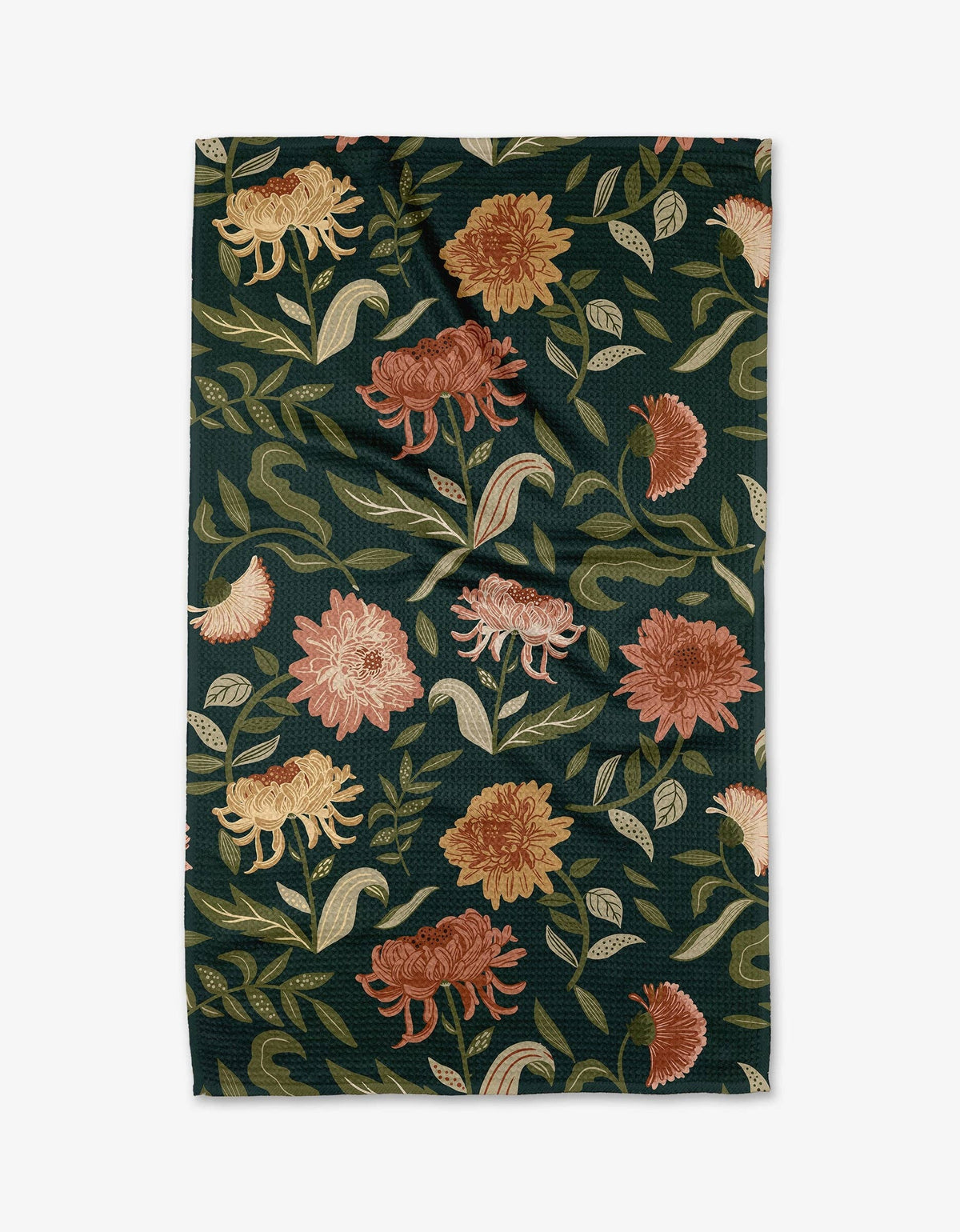 Towel, Chrysanthemums In Nov. GEO