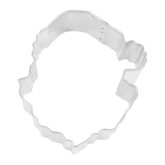 SANTA FACE 3.75" COOKIE CUTTER R&M 1174