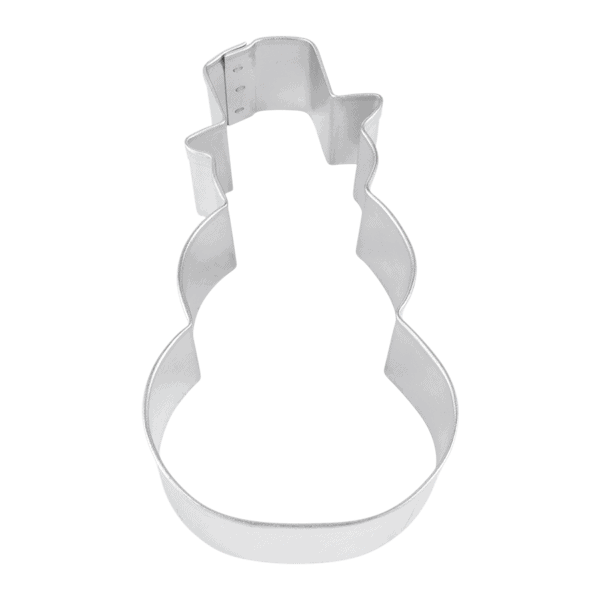 SNOWMAN WITH TOP HAT 4" COOKIE CUTTER R&M 1250