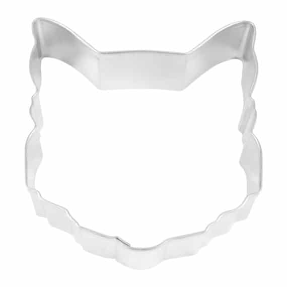 Cat Face 3.5" Cookie Cutter R&M 1259