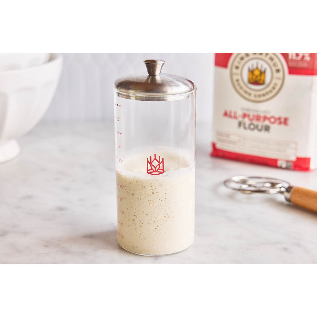 Sourdough Jar, Petite glass/ss KABC HIC 00263K