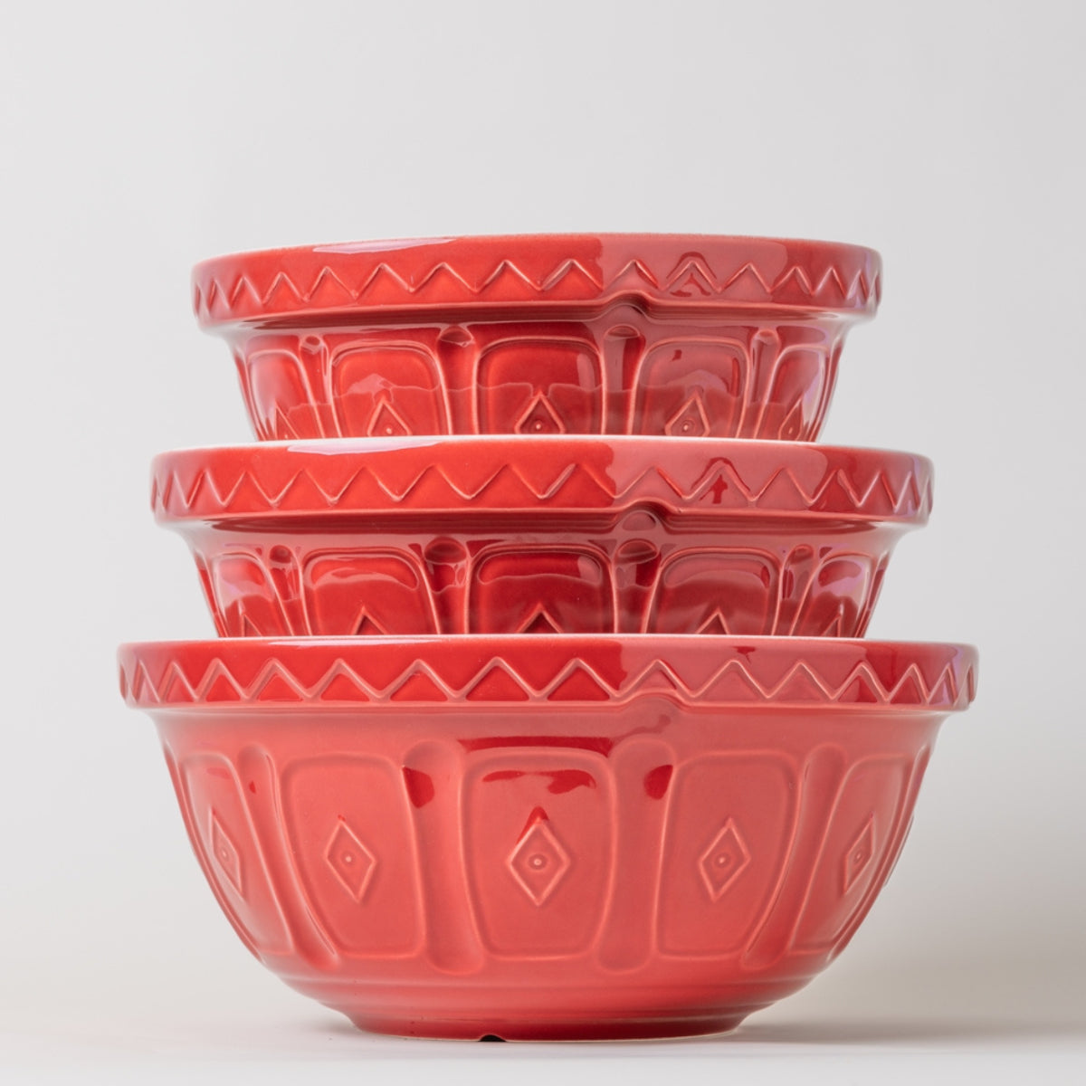 Mixing Bowl Red S24 9.75" Mcash RW 2001.962U