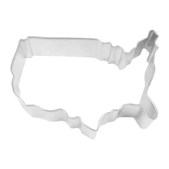 USA MAP 4.25" COOKIE CUTTER R&M 1451