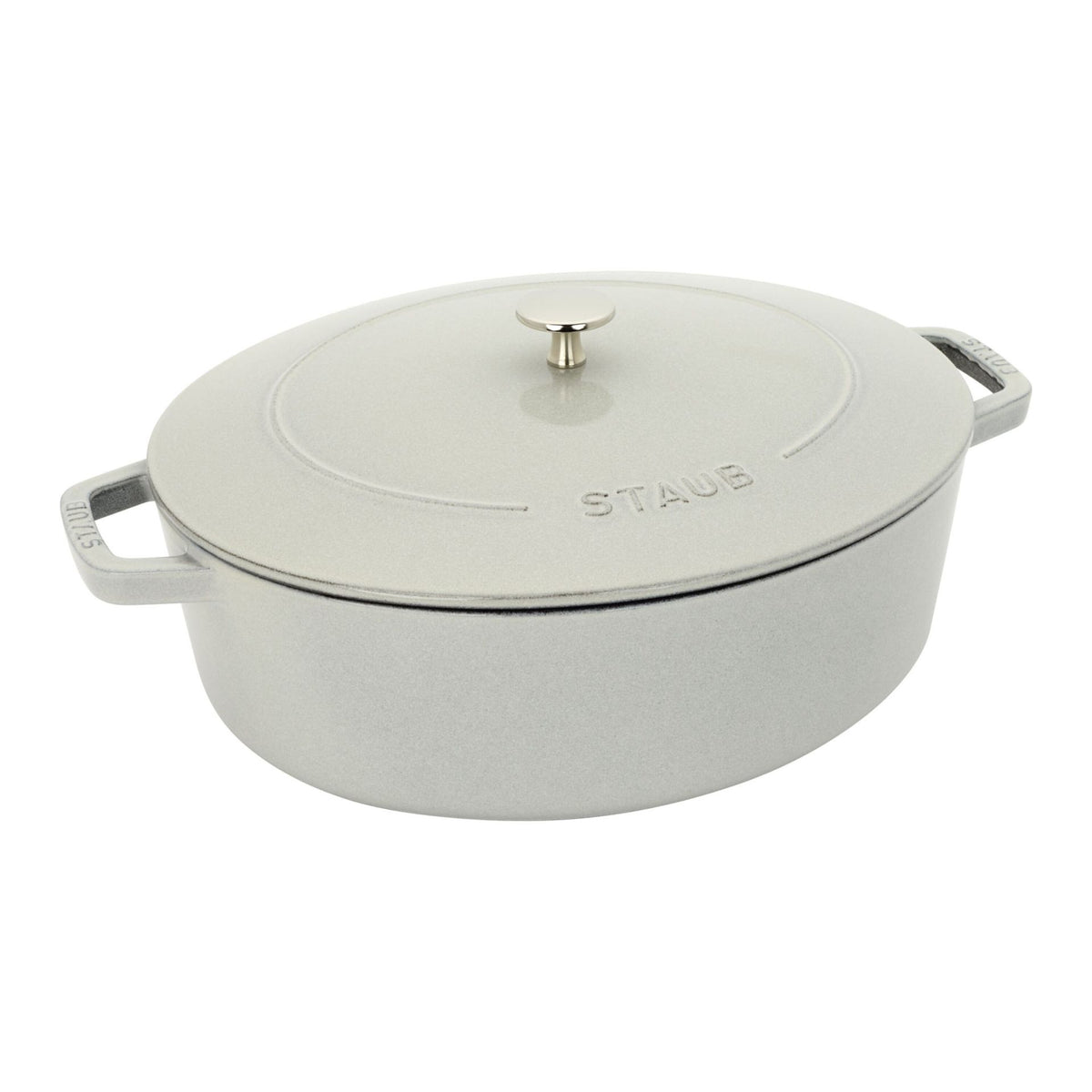 Cast Iron Dutch Oven 6.25qt Oval Dutch Oven White Truf STAUB 1029442