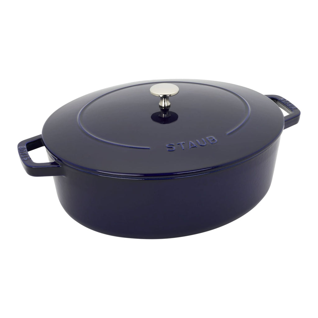 Cast Iron Dutch Oven 6.25qt Oval Dutch Oven Dk Blue STAUB 1029436