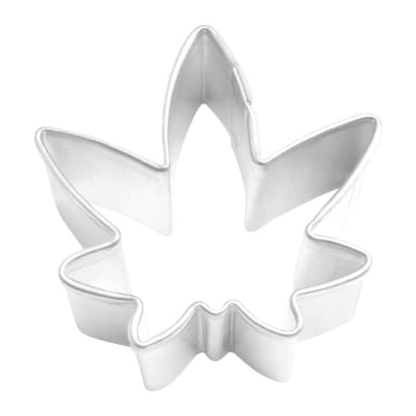 Marijuana Leaf Mini Cookie Cutter R&M 1653