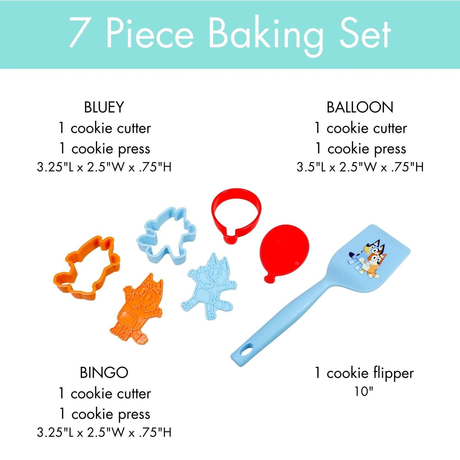 Baking Set, Cookies - Bluey HNDSTD BLU-CBSET
