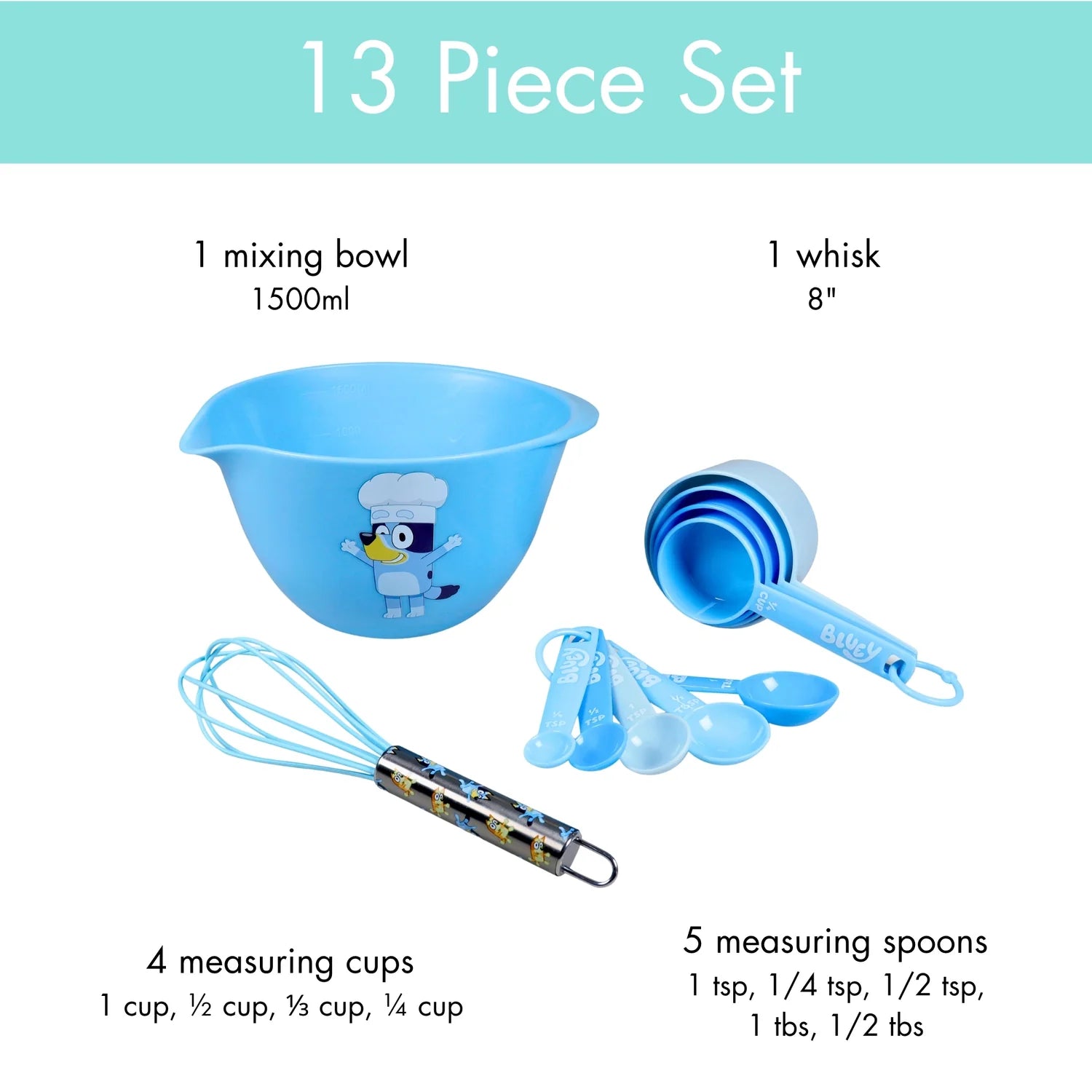 Kitchen Set, Bluey HNDSTD BLU-MY1KS