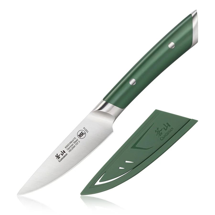 Paring Knife 3.5" green Helena CANG 503695