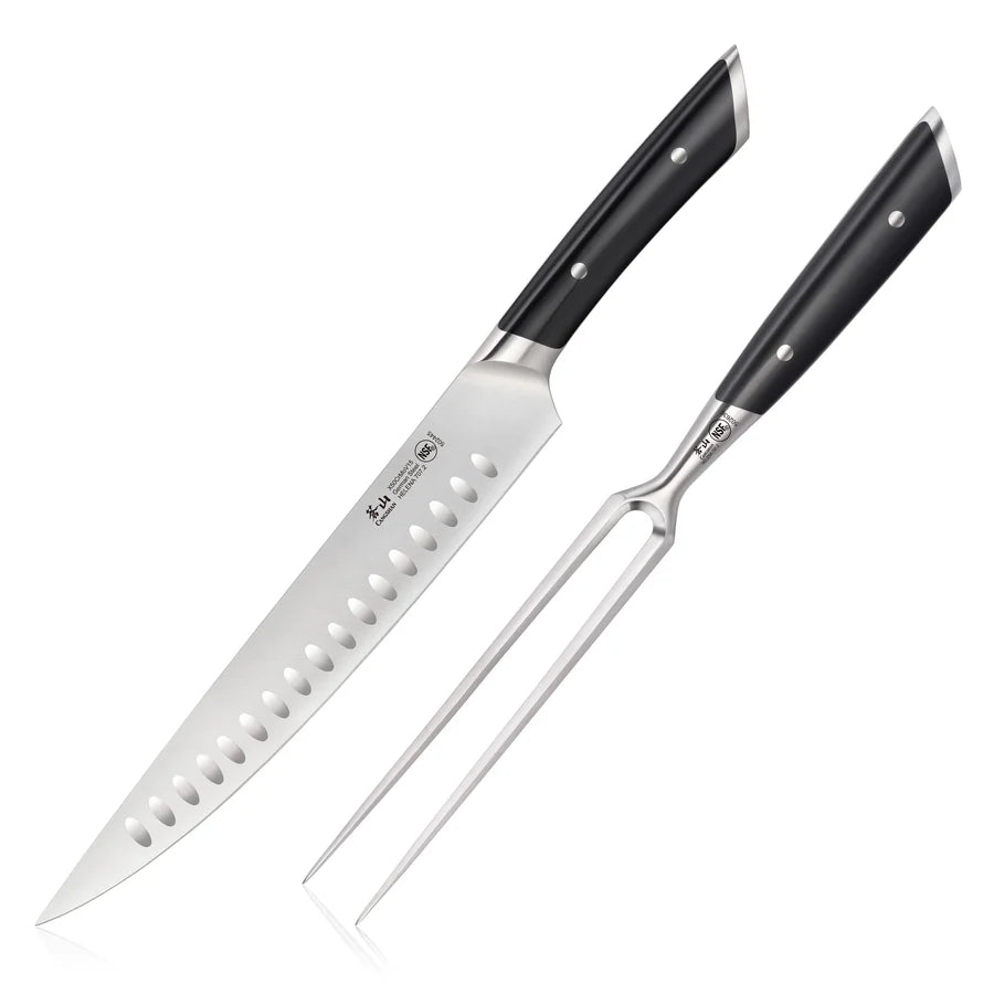 Carving Set 2pc Helena blk CANG 503183