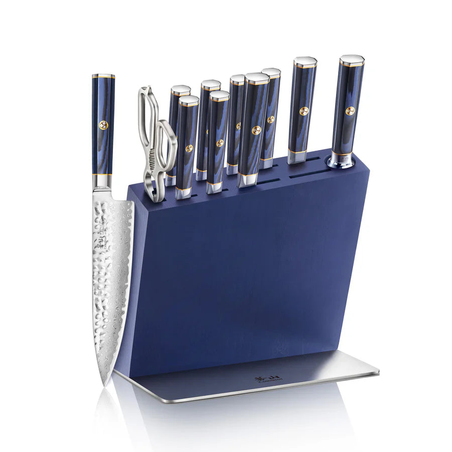 Knife Block 12pc blue Kita CANG 501790