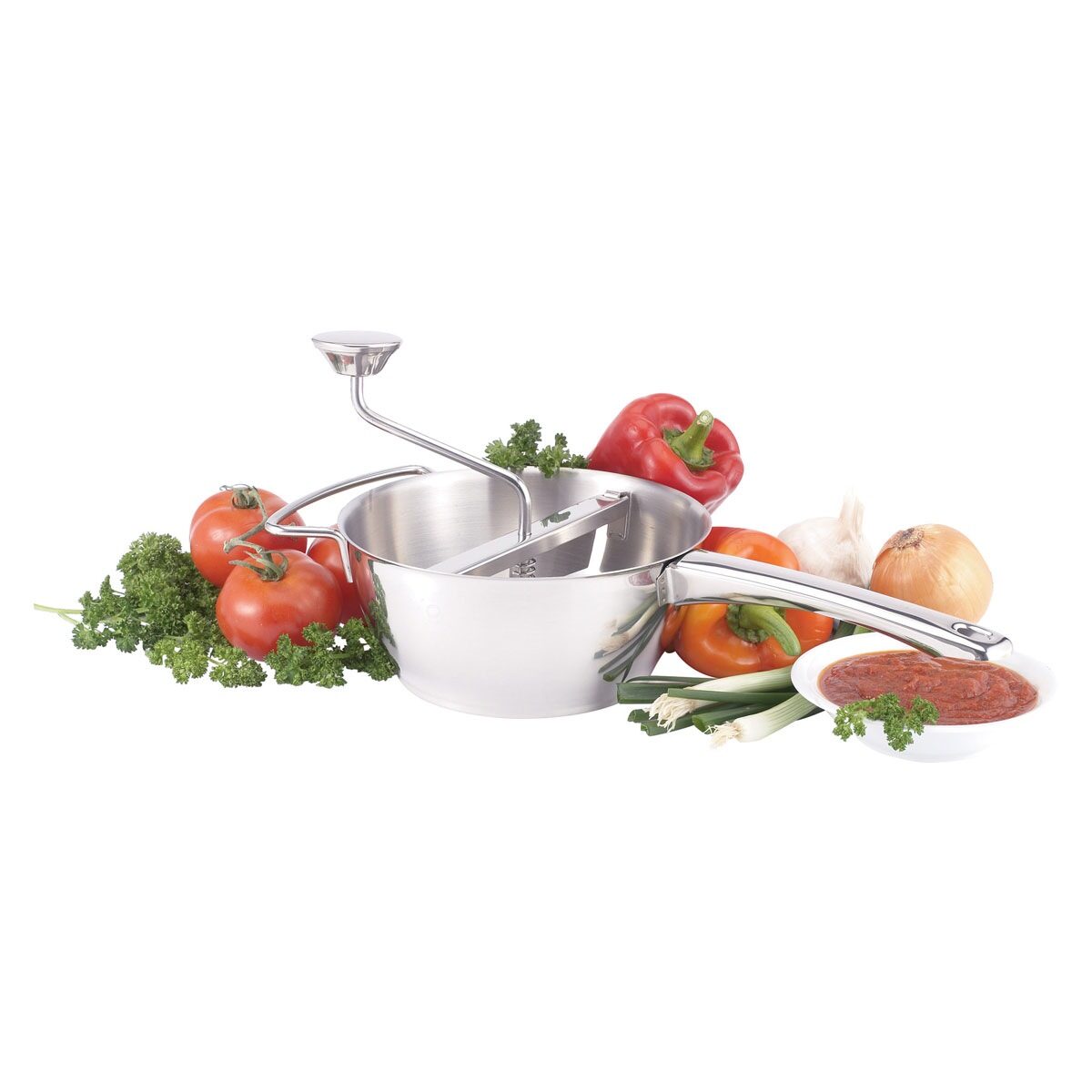 Food Mill with 4 Blades, 2qt HIC 4603