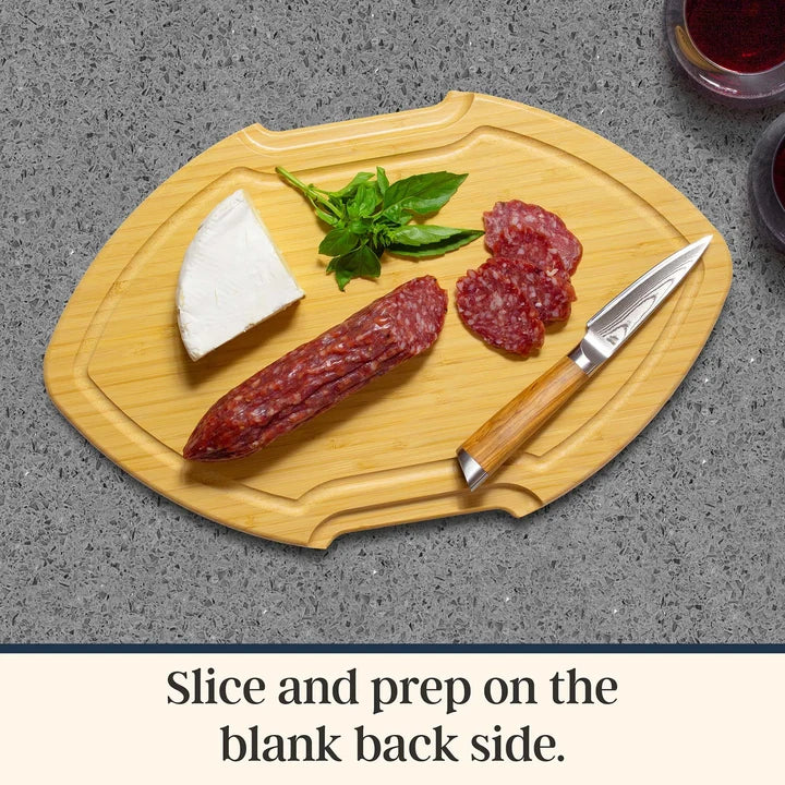 Charcuterie Board Football w/Lid TOBAM 20-7746