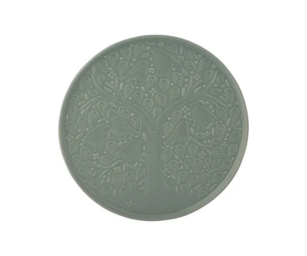 Platter, Round green/grey 12" ITF Mcash RW 2001.097U