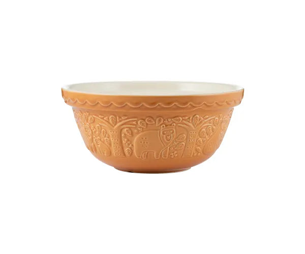 Mixing Bowl Bear, Ochre S24 9.75" Mcash RW 2002.148U