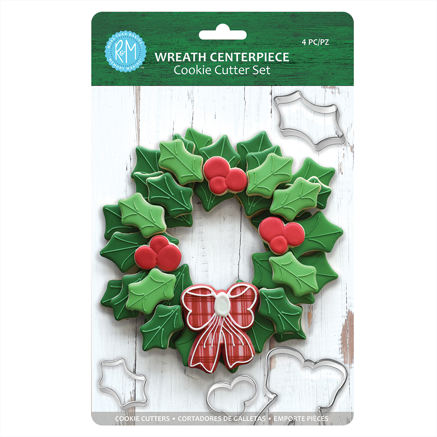 WREATH CENTERPIECE 4 PC CC SET R&M 2030