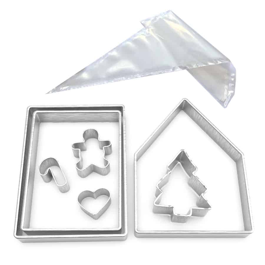 GINGERBREAD HOUSE 12PC GIFT SET R&M 2089