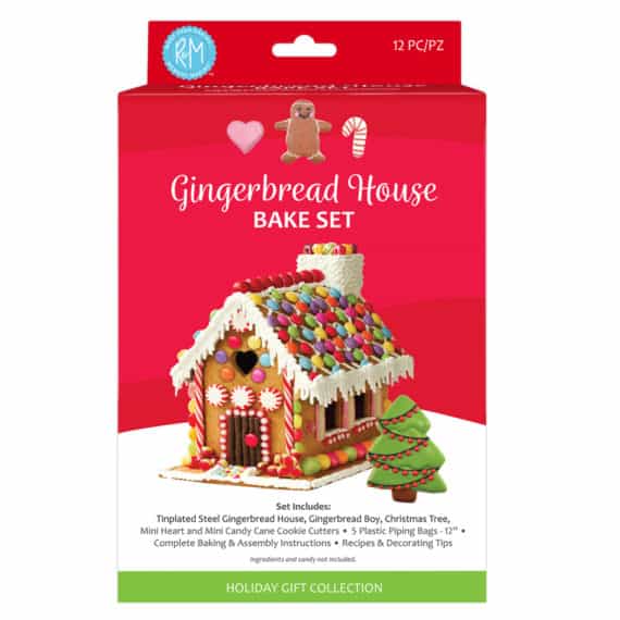 GINGERBREAD HOUSE 12PC GIFT SET R&M 2089