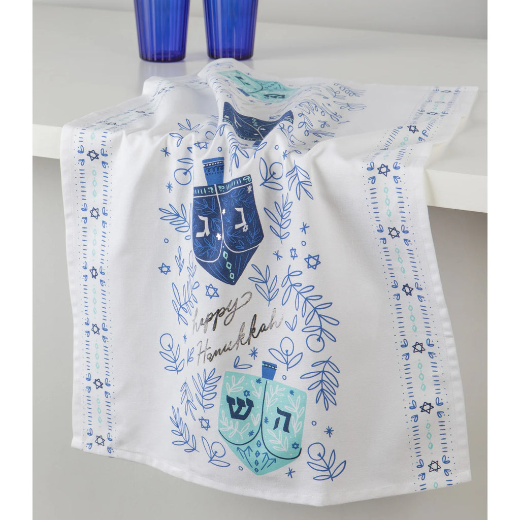 Dishtowel Dreidels Hanukkah DANI JKT3793D