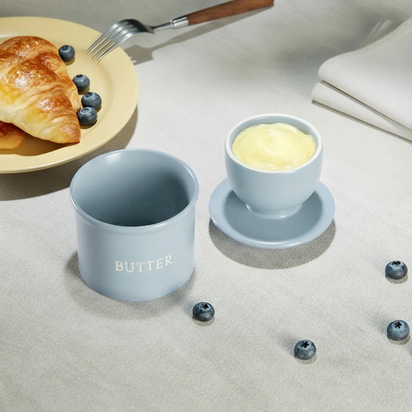 Butter Bell ceramic casper blue KOOK KM1BK04S