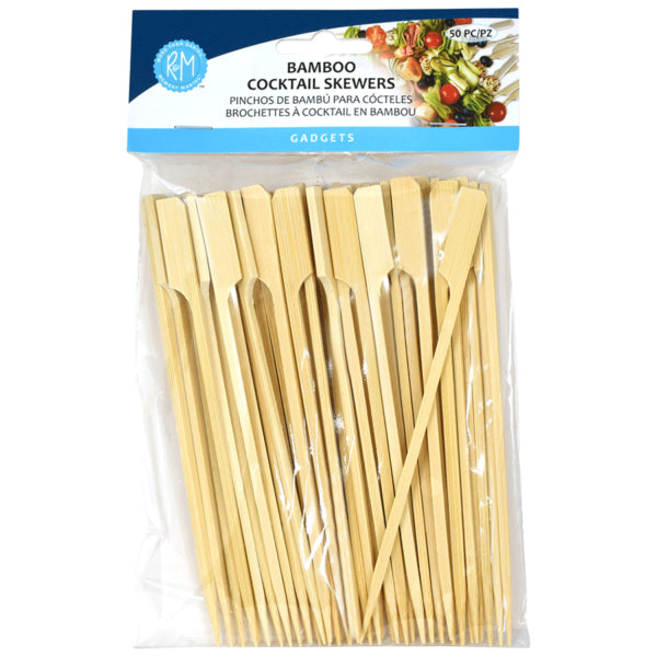 Bamboo Cocktail Skewers 50pk BKT R&M 6615