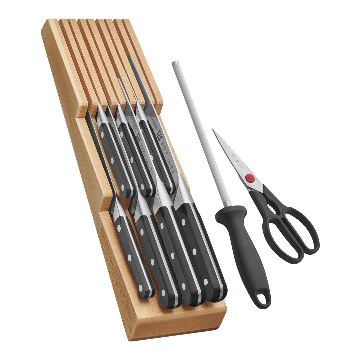 Knife Set w/Beechwood Drawer Pro 10pc ZWIL 1019184