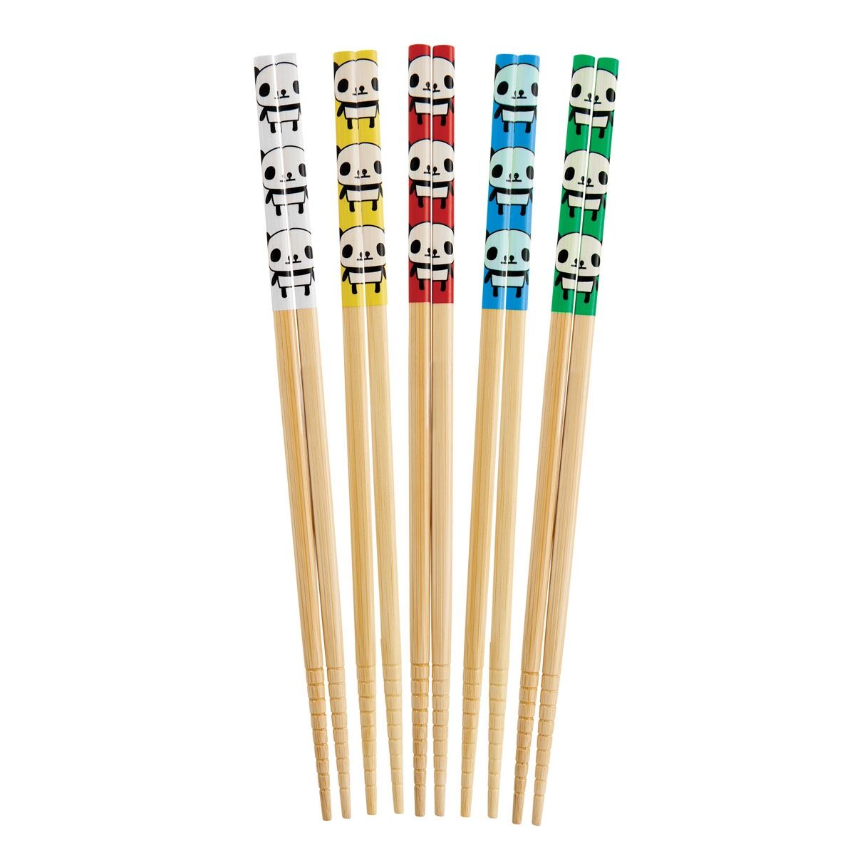 Chopsticks Panda 5 Pairs Helen's Asian Kitchen HIC 97135