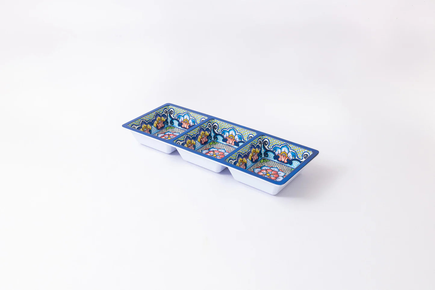 3-Section Tray - Blue PRE 4027-B