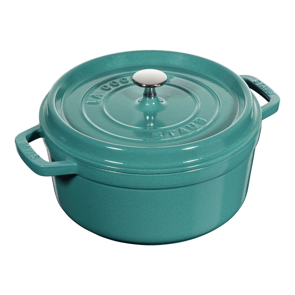 Cast Iron 4qt Dutch Oven Turqu STAUB 1003352