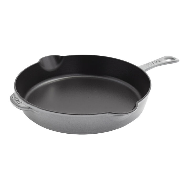 Cast Iron Deep Skillet 11" Graphite Grey STAUB 12322818
