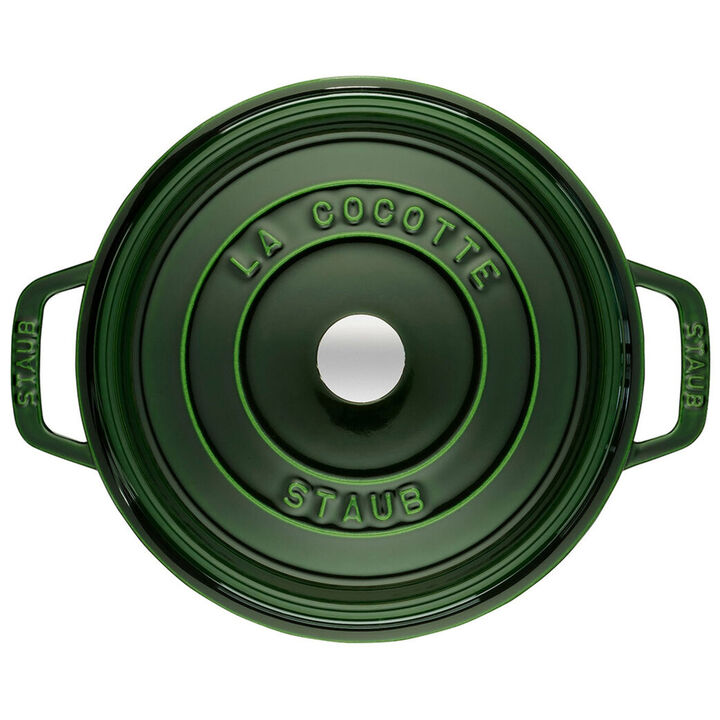 Cast Iron 7qt Dutch Oven Basil  STAUB 1003982