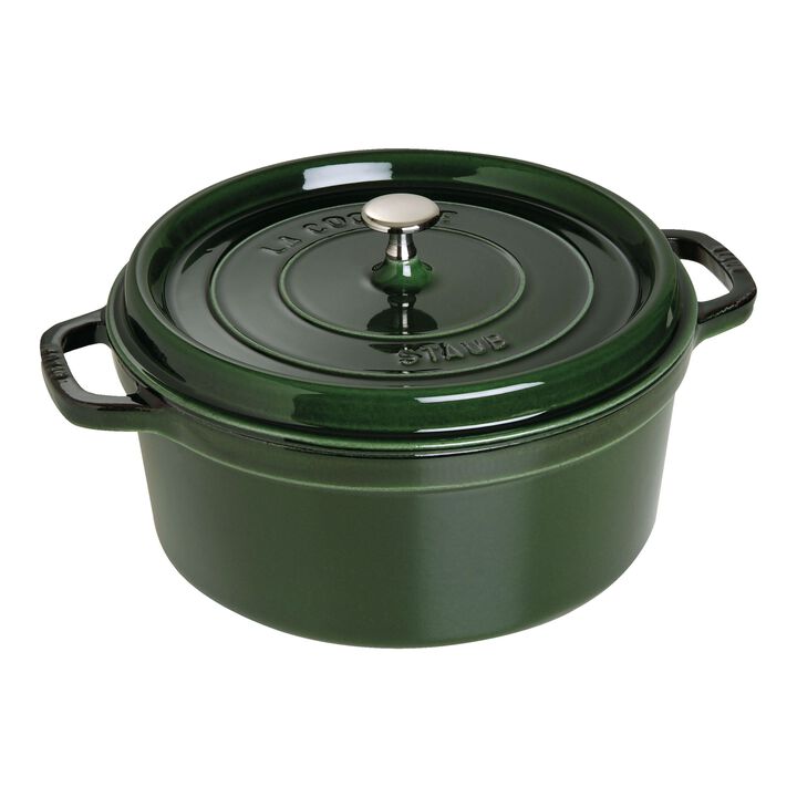 Cast Iron 7qt Dutch Oven Basil  STAUB 1003982