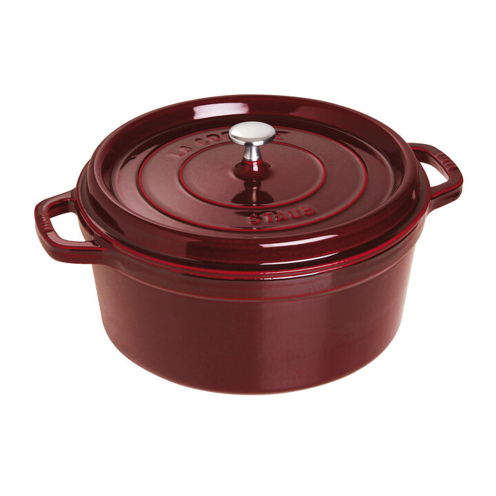 Cast Iron 7qt Dutch Oven Grenadine STAUB 1003984