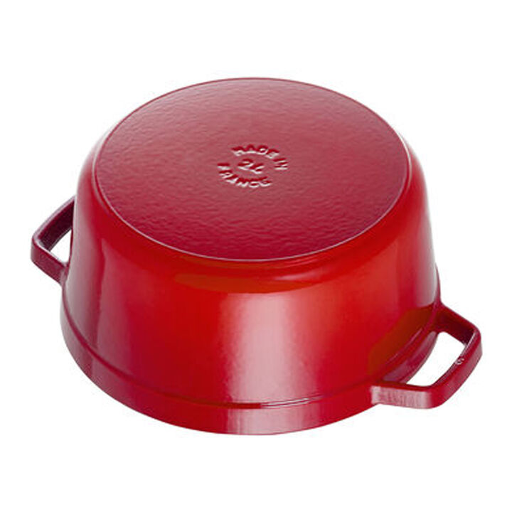 Cast Iron 7qt Dutch Oven Cherry STAUB 1033400