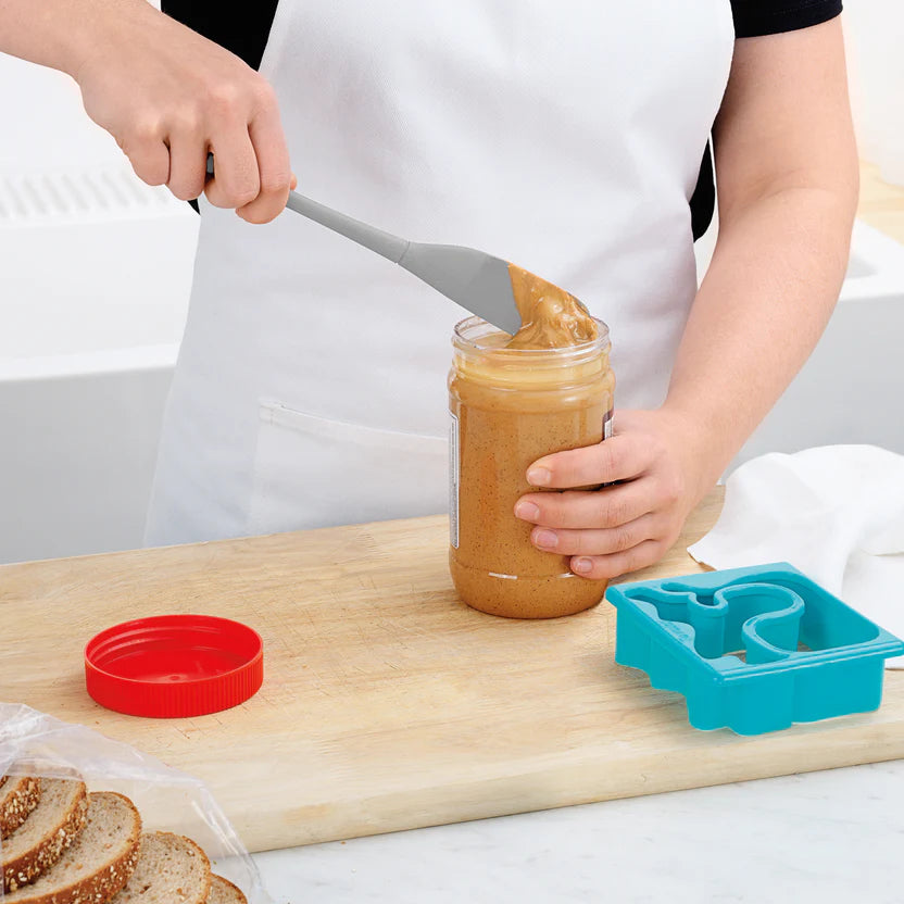 Spatula, Jar Scraper Flex-Core silicone Oy Gray TOVO 41011-201
